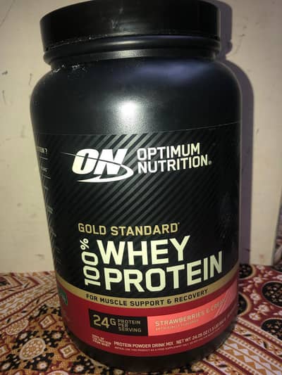 Optimum nutrition whey protein powder for muscle recovery