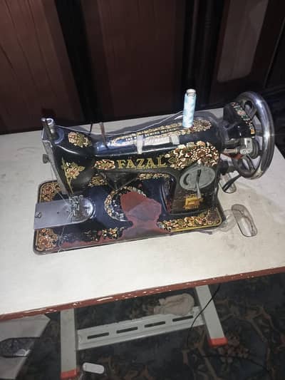 silai machine . stand . motor