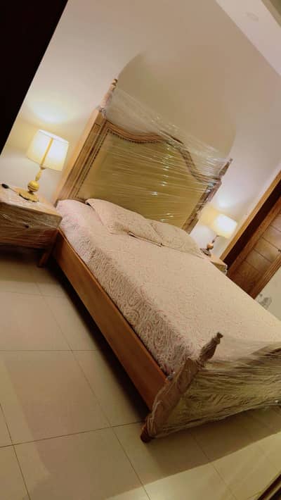 King size Sheasham wood bed from chenone