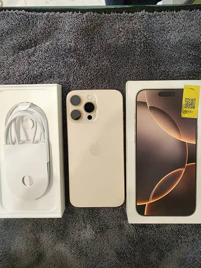iPhone 16 Pro Max 256GB JV with Box | charger