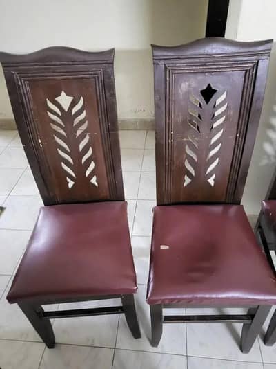 Dining Set with 6 chairs and table location malir cantt bazar