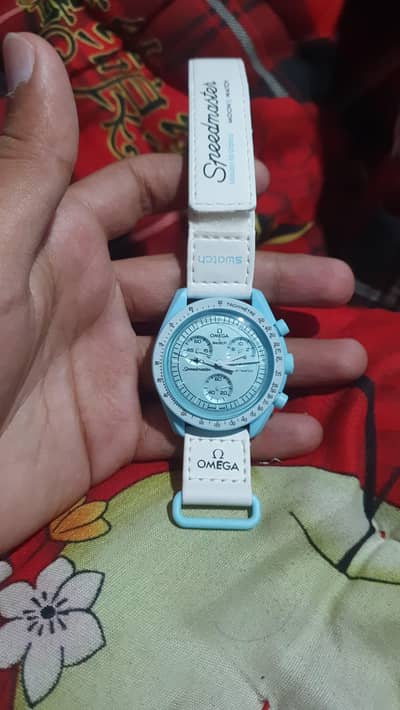 Original Omega x Swatch Moonswatch "Mission to Uranus" (With Box)