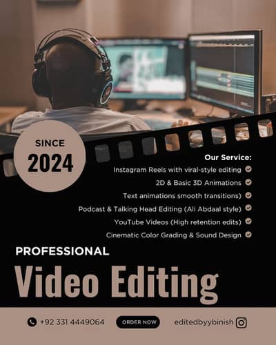 Professional Video Editor | Reels, TikTok, YouTube Shorts Editing