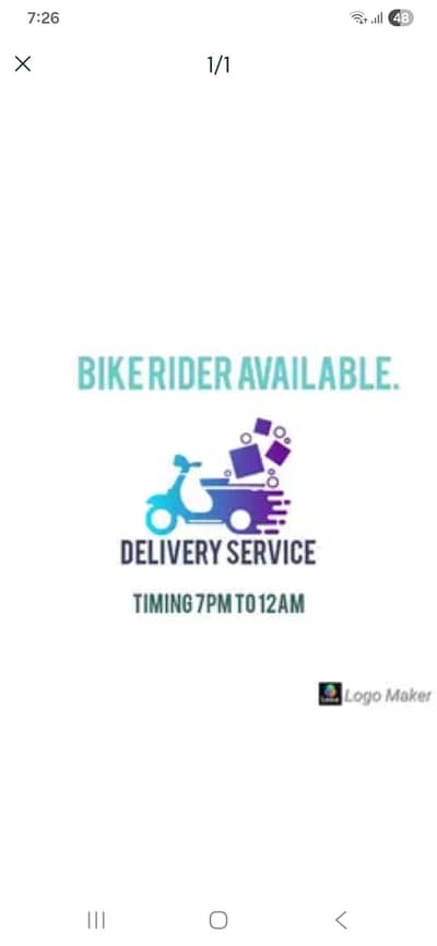 Biker Rider Available with Honda CD70