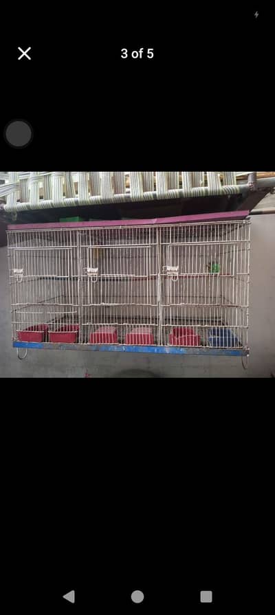 3 Portion cage cage