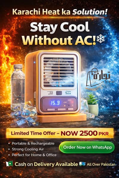 Portable Desktop AC | Cooling Fan