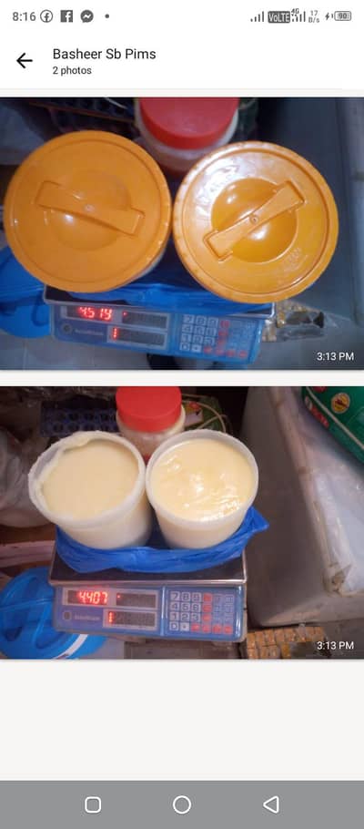 Pure Homemade Desi Ghee - 100% Organic & Fresh (1kg/2kg)