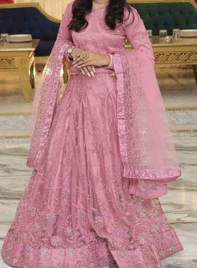 TEA PINK LEHNGA CHOLI