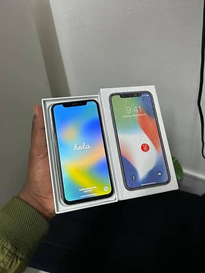 iphone x 256 GB PTA approved no open no repair all ok