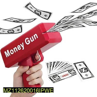 Real money toy gun for kids fun