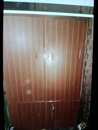 wooden wardrobe
