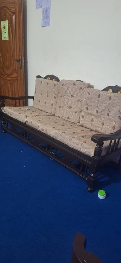 wooden sofa set for sale 5 seater