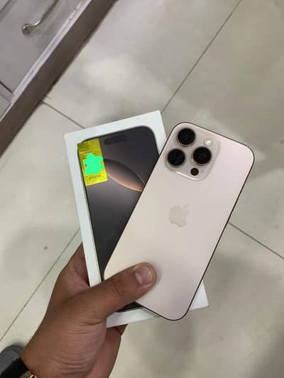 I phone 16 pro pta approved with box