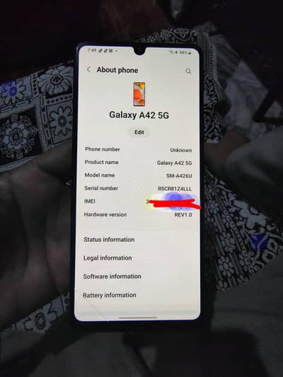 Samsung Galaxy a42 5g
