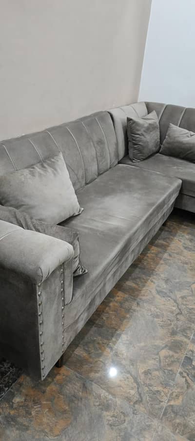 7 Seater L Shape Sofa