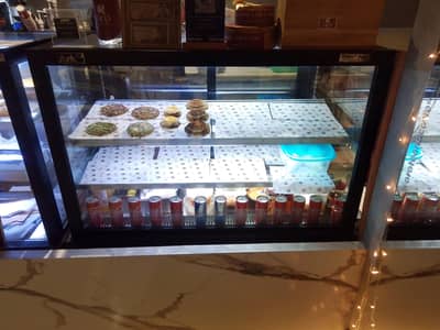 display chiller & display counter & dishes Wash Bason