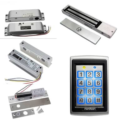 zkteco RFID card keypad electric magnetic security office door lock