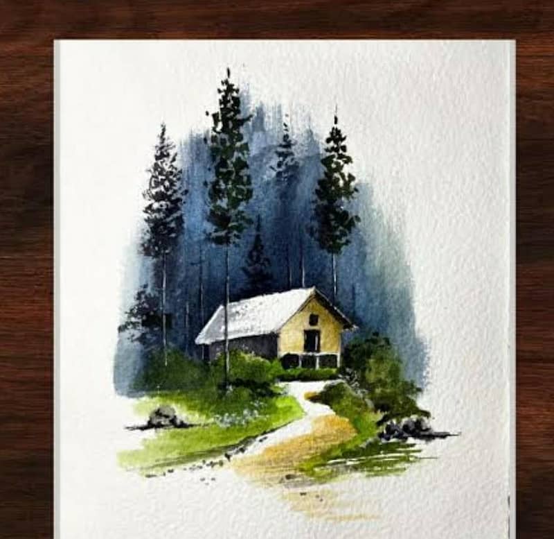 Hand made paintings for wall decores 0