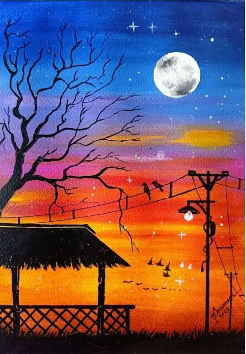 Hand made paintings for wall decores 4