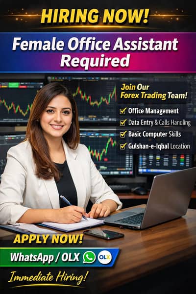 Office Assistant Required female