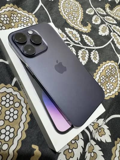 Iphone 14 pro 128 gb non pta with complete box