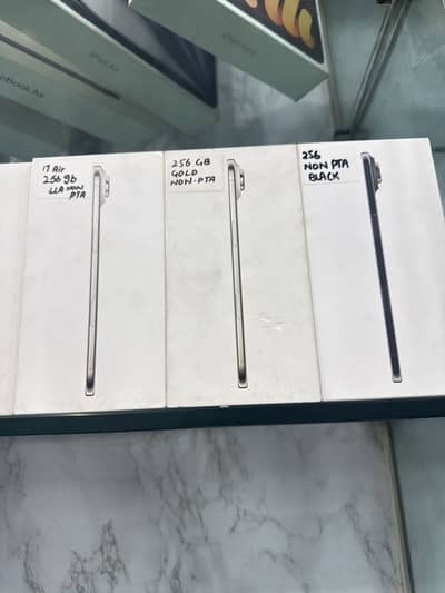 IPHONE 17 AIR 256 GB NON PTA ALL COLOURS NON ACTIVE BOX PACK