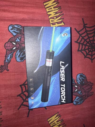 Laser light green colour