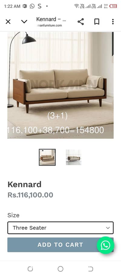 workman sofa 3+1
