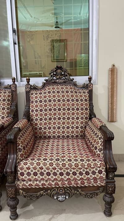 Premium Sheesham Wood Sofa Set – Excellent Condition