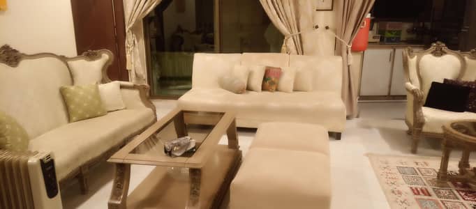 a sofa set which is comfortable with a good big dining table and chirs