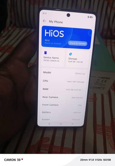 Tecno camon 30 Loewe edition 8/256 seald 10/9 with box