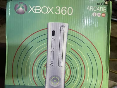 Xbox 360 arcade new only box open