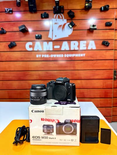 Canon EOS M50 Mark II, Excellent Condition, Shop Warranty