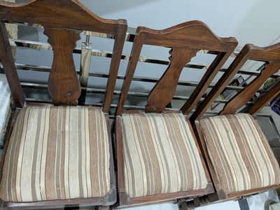 wooden dining chairs