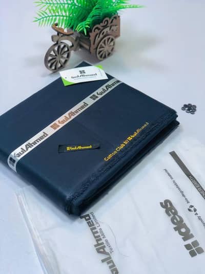 *Prod Men Cotton Plain Suit GulAhmed Summer Unstitched