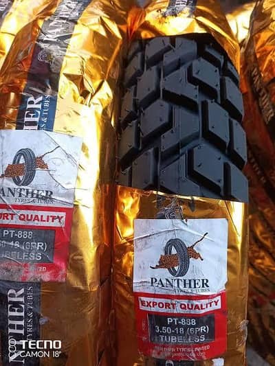 Service Export Tubeless 3.50-18 /100.90. 18 Tyre for Sale 400 km  Used