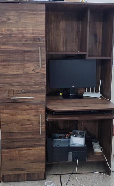 Study table and cabinet