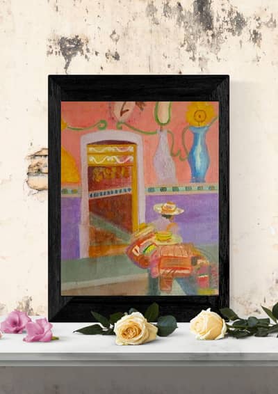 Handmade Acrylic Painting – Aesthetic Wall Art (Ready to Hang)