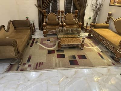 Sofa set 8 seats with tables