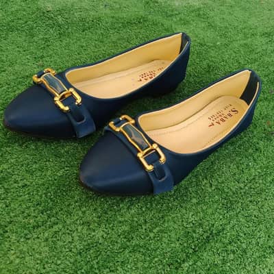 women synthetic leather pumps