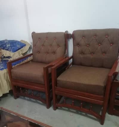 sofa 5 seater solid wood