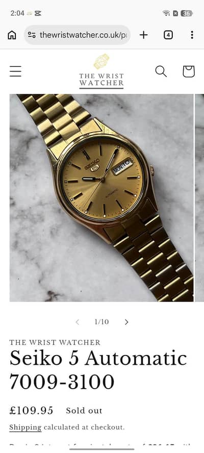 Seiko 5 golden all serial number