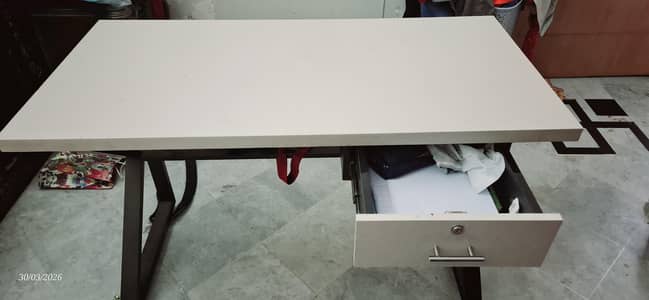 Office Table and Revolving Chair