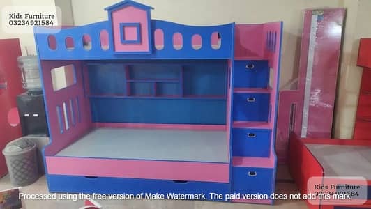 Bunk bed | Kid wooden bunker | Baby bed | Double bed | Triple bunk be