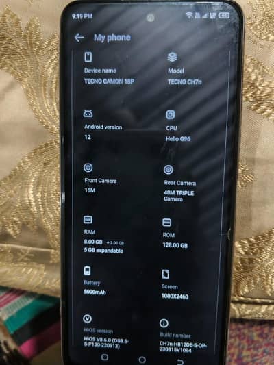 Tecno Camon 18p 8/128