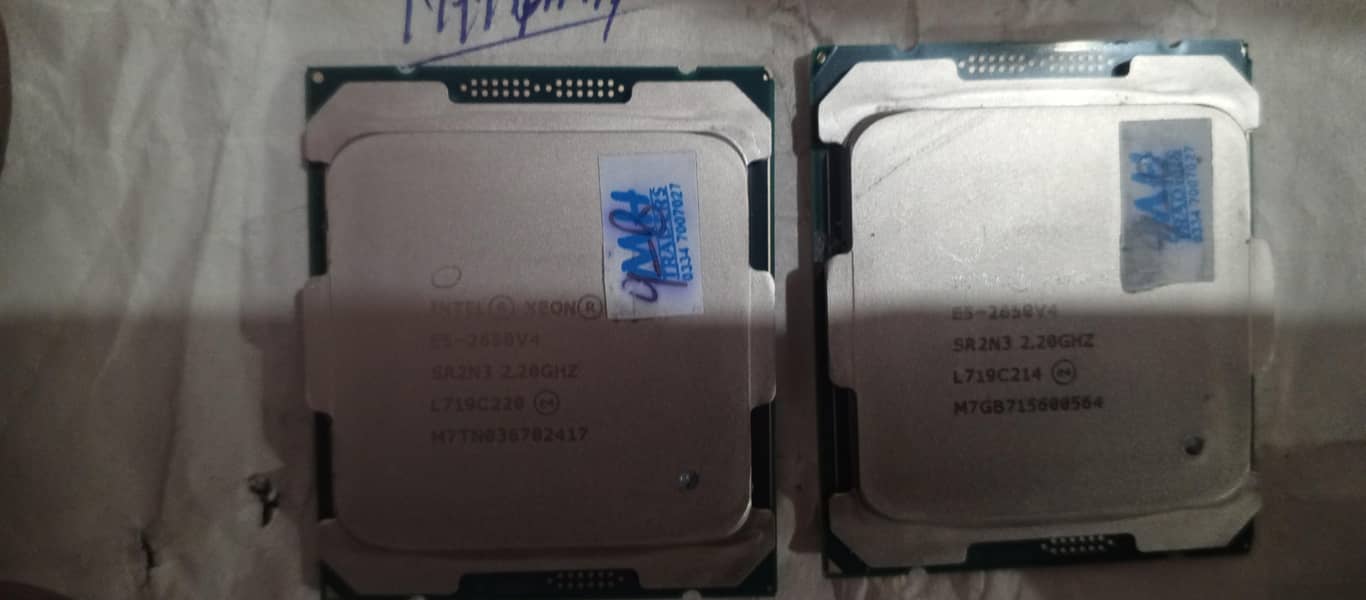 Xeon E5 2650v4 pair processor available 1