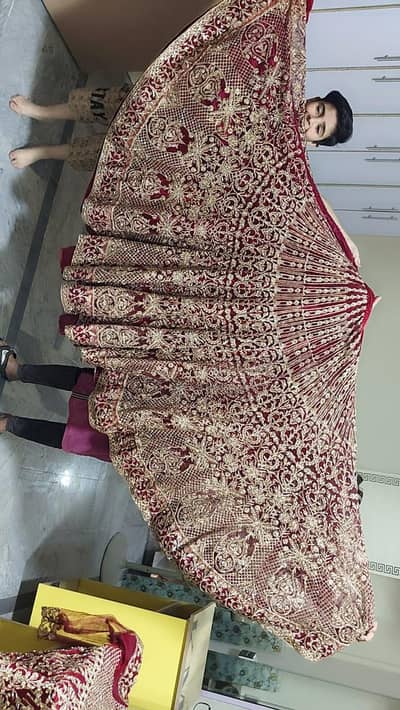 Red Bridal Lehenga and Choli for Bridal.