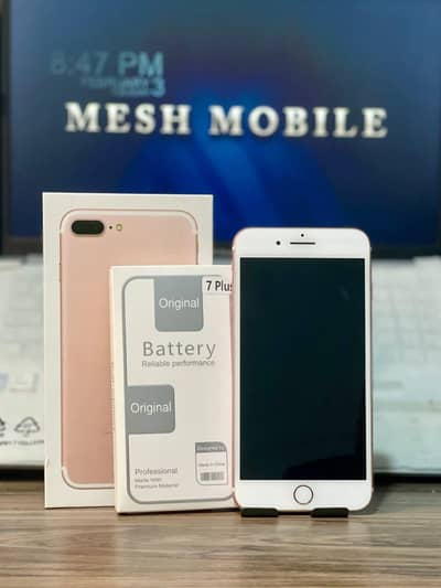 iphone 7 plus 128 GB  no open no repair PTA approved all ok