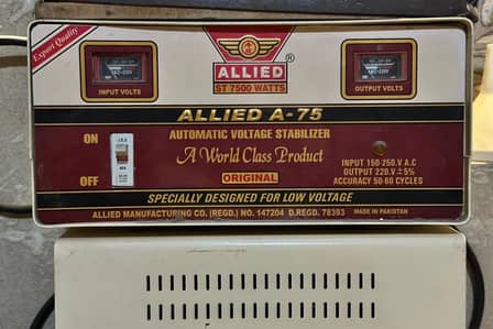 Allied Stabilizer 7500W 5000W 3500W | Excellent Condition
