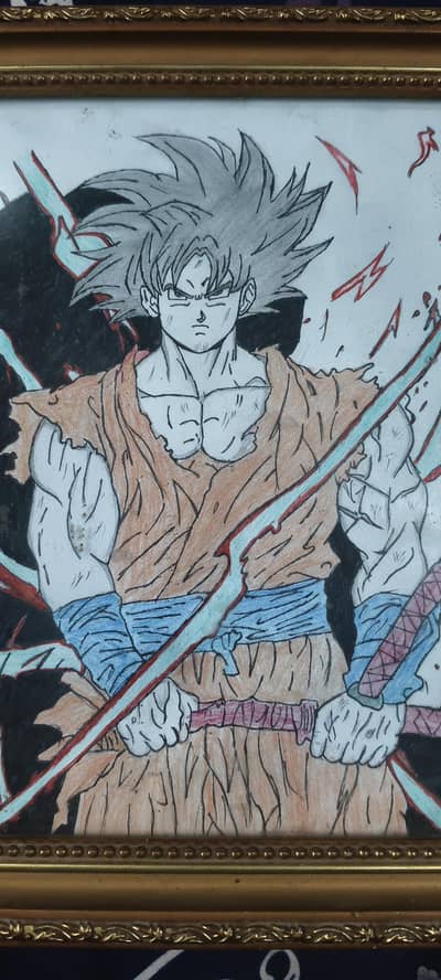 goku ki hath se bani drawing